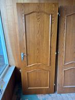 Houten stompe binnendeuren, Ophalen, Gebruikt, 80 tot 100 cm, Binnendeur