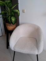 Off white bouclé stoeltje, Huis en Inrichting, Fauteuils, Ophalen, Zo goed als nieuw