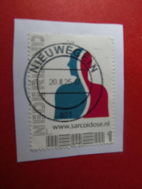 Persoonlijke zegel - Sarcoidose op papier - gest., Postzegels en Munten, Postzegels | Nederland, Gestempeld, Na 1940, Verzenden