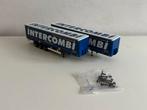 Roco trailers “Intercombi”, Hobby en Vrije tijd, Modeltreinen | H0, Gelijkstroom, Wagon, Ophalen of Verzenden, Zo goed als nieuw