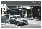 Brochure Subaru Trezia 2011, Ophalen of Verzenden, Gelezen, Overige merken
