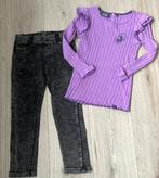 Leuke set Z8 shirt met hm tregging 128, Ophalen of Verzenden, Zo goed als nieuw, Meisje