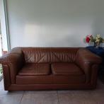 Te koop lederen bank, Ophalen, Gebruikt, Minder dan 75 cm, 150 tot 200 cm