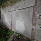 2x stelconplaten betonplaat met stalen rand gratis, Overige typen, Ophalen of Verzenden, Zo goed als nieuw, 10 m² of meer