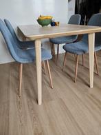 Tafel, essenfineer, 140x78 cm, Huis en Inrichting, Tafels | Eettafels, Ophalen, 100 tot 150 cm, 50 tot 100 cm, Zo goed als nieuw