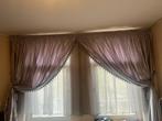 Mooie Woonkamer Gordijnen, Huis en Inrichting, Stoffering | Gordijnen en Lamellen, Ophalen, Zo goed als nieuw, Grijs, 200 cm of meer