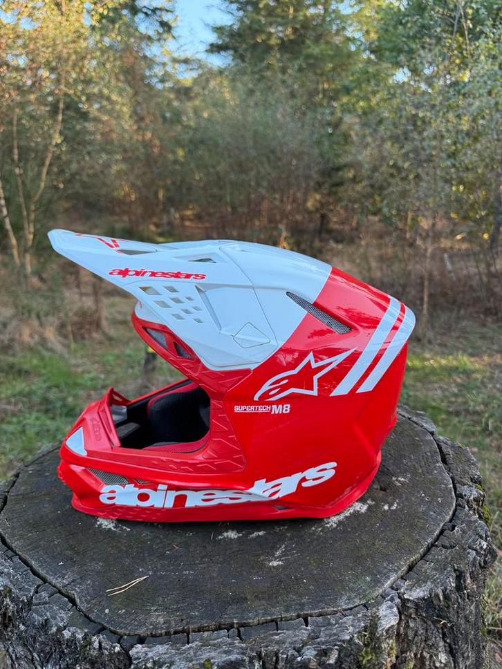 Alpinestars SM8 Motorcross Helm, Motoren, Kleding | Motorhelmen, Heren, Offroadhelm, Overige merken, Tweedehands, Ophalen of Verzenden