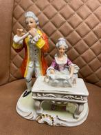 Porseleinen Muziekscène Figuur, Ophalen of Verzenden