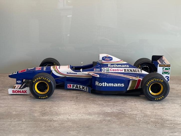 F1 Jacques Villeneuve FW19 1997 1/8 minichamps, Hobby en Vrije tijd, Modelauto's | 1:18, Zo goed als nieuw, MiniChamps, Ophalen of Verzenden
