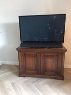 Tv-meubel, met draaiplateau, eikenhout, kersenkleur, Ophalen, Gebruikt, 100 tot 150 cm, 50 tot 75 cm