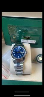 Rolex Datejust 36mm Blue Index 2023 Full, Sieraden, Tassen en Uiterlijk, Horloges | Heren, Staal, Ophalen of Verzenden, Staal