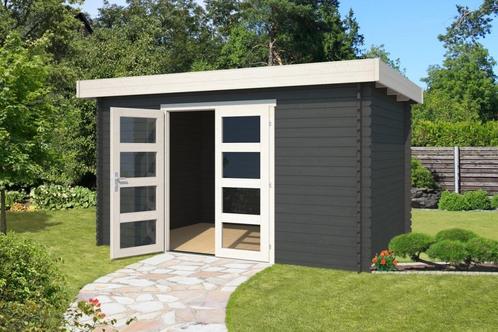 Blokhut Mikkel 380x275 Onbehandeld vuren, Hobby en Vrije tijd, Overige Hobby en Vrije tijd, Nieuw, Verzenden