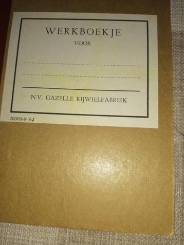 Gazelle Werkboekje -  beschikbaar voor biedingen