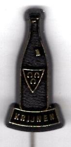 Krijnen 3 hoefijzer bier zwart plastic speldje ( N_149 ), Verzamelen, Verzenden, Nieuw, Merk, Speldje of Pin