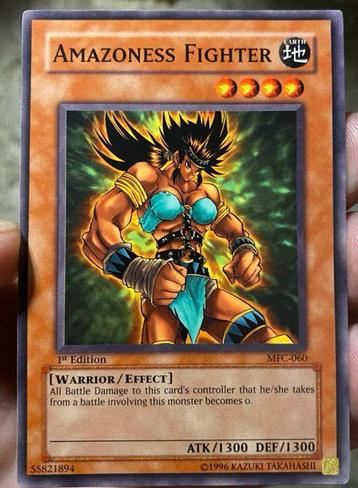 Yu-Gi-Oh! Amazoness Fighter MFC 1st Edition ! beschikbaar voor biedingen