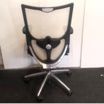 MN Nova Bureaustoel Chroom Zwart Wit NPR 1813 Gebruikt, Huis en Inrichting, Bureaustoelen, Ophalen of Verzenden, Gebruikt, Wit