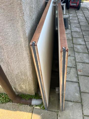 2 Massief Houten Binnendeuren met Beslag beschikbaar voor biedingen