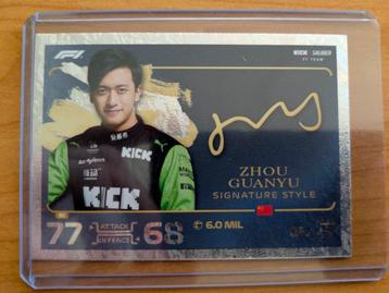 Topps Turbo Attax F1 2024 Zhou Guanyu Signature Style (90) beschikbaar voor biedingen