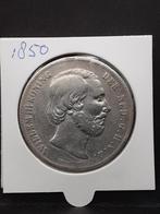 Rijksdaalder 1850 koning Willem III, Postzegels en Munten, Munten | Nederland, Koning Willem III, Zilver, Ophalen of Verzenden