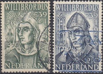 Nederland- 1939 - Willibrordus - NVPH-323 t/m NVPH-324 - G beschikbaar voor biedingen