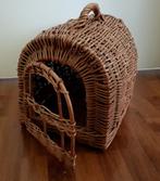 Rieten katten reismand, Dieren en Toebehoren, Kattenmanden, Ophalen of Verzenden, Zo goed als nieuw, Riet