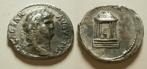Romeinse munt Nero AR Denarius -VESTA-  65 AD, Postzegels en Munten, Munten | Europa | Niet-Euromunten, Ophalen of Verzenden, Overige landen