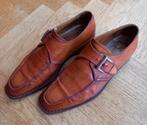SANTONI gespschoenen, maat 10½   leest F., Verzenden, Bruin, Loafers
