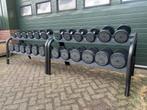 Technogym Dumbbellset 4-26 kg met rek, Sport en Fitness, Fitnessmaterialen, Ophalen, Technogyn, Overige typen, Armen