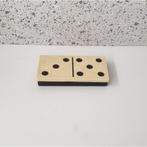 Vintage dominospel in kunststof doosje, Gebruikt, ., Ophalen of Verzenden, .
