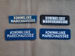 4 straatnamen Koninklijke Marechaussee, Ophalen of Verzenden, Marechaussee, Nederland, Embleem of Badge