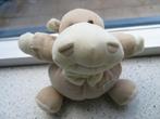 Bol Nijlpaard merk Tiamo fijn ribfluweel ca 16 cm zittend, Kinderen en Baby's, Speelgoed | Knuffels en Pluche, Ophalen of Verzenden