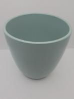 BLOEMPOT BLUE TURQUOISE H 13,5 Dia 13 cm 2 stuks NIEUW, Tuin en Terras, Bloempotten, -, -, Rond, Ophalen of Verzenden