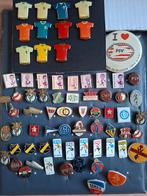 Verzameling voetbal speldjes, Ophalen of Verzenden, Gebruikt, Sport, Speldje of Pin