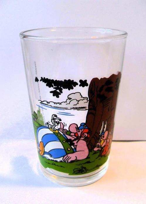 Asterix en Obelix Glas 1989, Verzamelen, Stripfiguren, Zo goed als nieuw, Gebruiksvoorwerp, Asterix en Obelix, Ophalen of Verzenden