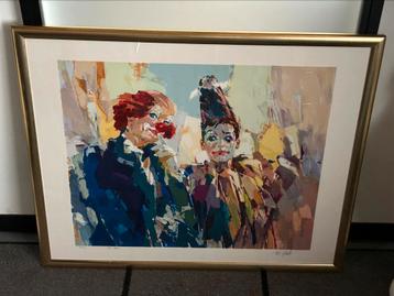Prachtig hand gesigneerd werk Paul Rouwette Clinic Clowns beschikbaar voor biedingen
