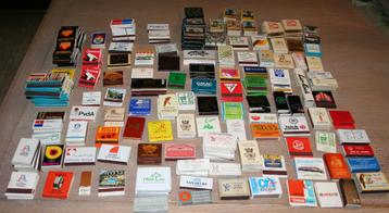 Groot lot lucifers thema automotive, hotels, restaurants beschikbaar voor biedingen