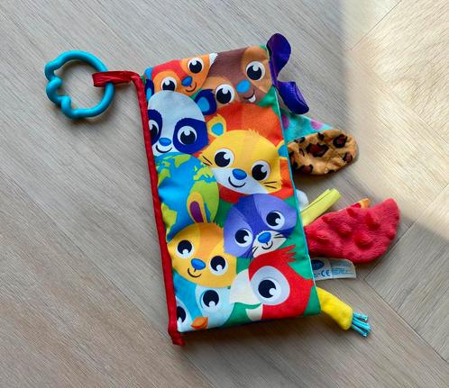 Playgro dieren staarten boek / knisper / buggy boekje, Kinderen en Baby's, Speelgoed | Babyspeelgoed, Zo goed als nieuw, Overige typen