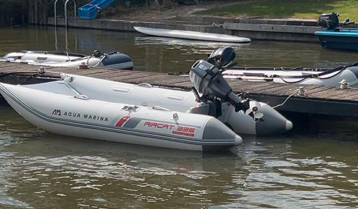 Aircat 335 met yamaha 8pk, Watersport en Boten, Accessoires en Onderhoud, Zo goed als nieuw, Ophalen of Verzenden