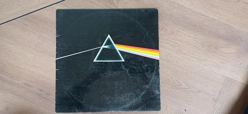 LP Pink Floyd - Dark Side of the Moon, Cd's en Dvd's, Vinyl | Rock, Ophalen, Gebruikt, 12 inch, Poprock