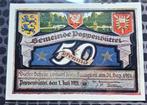 Poppenbüttel 50 pfennig notgeld, Postzegels en Munten, Bankbiljetten | Europa | Niet-Eurobiljetten, Los biljet, Duitsland, Verzenden