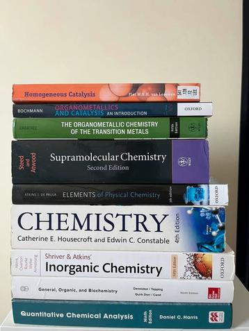 Studieboeken HBO chemie Master Chemistry beschikbaar voor biedingen