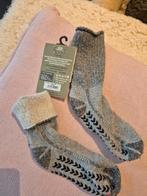 Grijze, merino wollen slip sokken maat 31-34, Ophalen of Verzenden, Zo goed als nieuw, Jongen of Meisje, Sokken