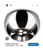 Philips Ledino Nio - Opbouwspot, Ophalen, Metaal of Aluminium, Zo goed als nieuw, Led