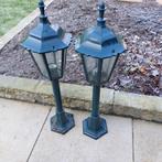 Te Koop buitenverlichting ,hoogte totaal 85 cm,kleur groen., Tuin en Terras, Ophalen, Minder dan 50 watt, Wandlamp, Aluminium