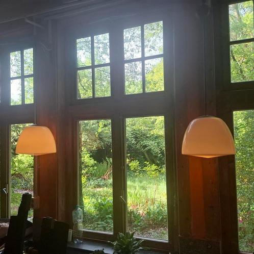 Set Deense lampen, Huis en Inrichting, Lampen | Hanglampen, Glas, Ophalen