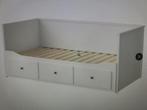 HEMNES IKEA Bed 80X200 incl matrassen!, Ophalen, Wit, Tweepersoons, Zo goed als nieuw