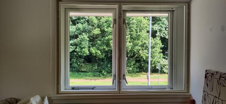 Voorzetraam (3x). Scharnierend., Doe-het-zelf en Verbouw, Glas en Ramen, Zo goed als nieuw, Overige typen, 120 tot 160 cm, 80 tot 120 cm