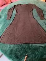 La Salle - lange gebreide jurk - bruin -38/40/42, Bruin, Maat 42/44 (L), Ophalen of Verzenden, Gedragen