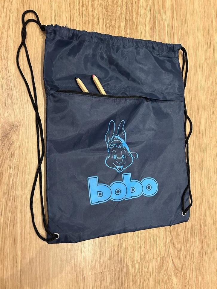 Bobo Gymtas met Ritsvak - Donkerblauw - nieuw, Diversen, Schoolbenodigdheden, Nieuw, Ophalen of Verzenden