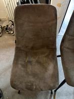 4 Eetkamerstoelen - Gebruikt, Huis en Inrichting, Stoelen, Ophalen, Gebruikt, Bruin, Vier